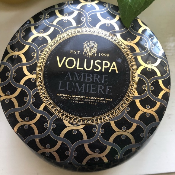 Voluspa Other - Voluspa Amber Lumiere 2 Wick Candle